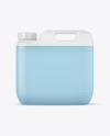 Transparent Plastic Jerry Can Mockup