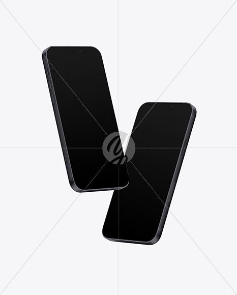 Two iPhones 12 Mockup