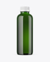 Green Glass Bottle Mockup