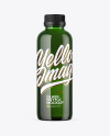 Green Glass Bottle Mockup