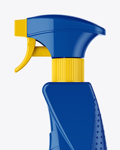 Glossy Trigger Spray Bottle Mockup