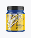 Glossy Protein Jar Mockup