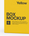 Box Mockup - Half Side View