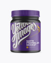 Matte Protein Jar Mockup