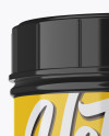 Glossy Protein Jar Mockup