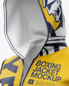 Boxing Ring Jacket Mockup - Halfside View