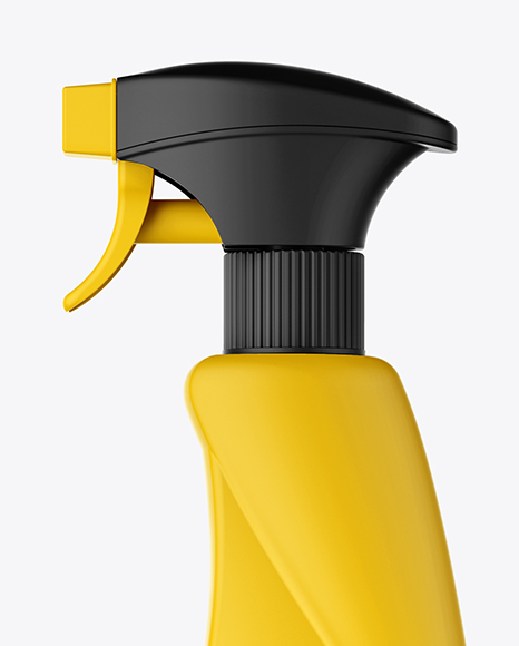 Matte Trigger Spray Bottle Mockup