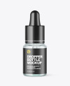 Blue Glass Dropper Bottle Mockup