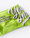 Metallic Snack Pack Mockup