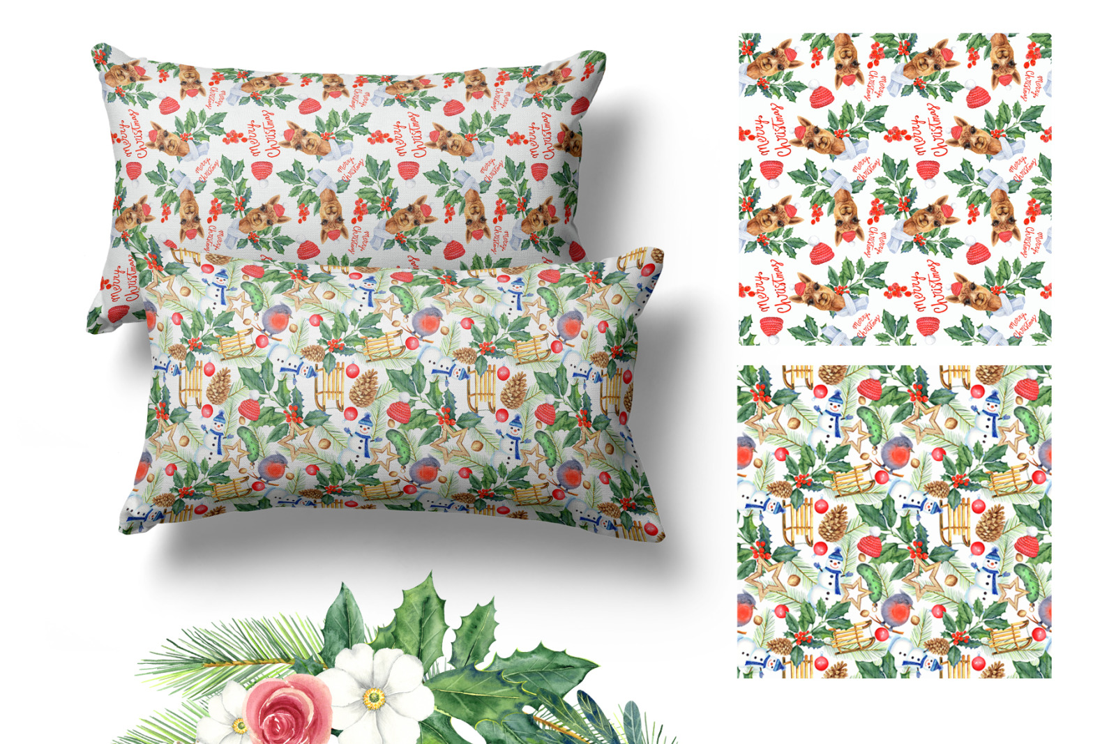 CHRISTMAS Seamless Patterns CHRISTMAS Seamless Patterns