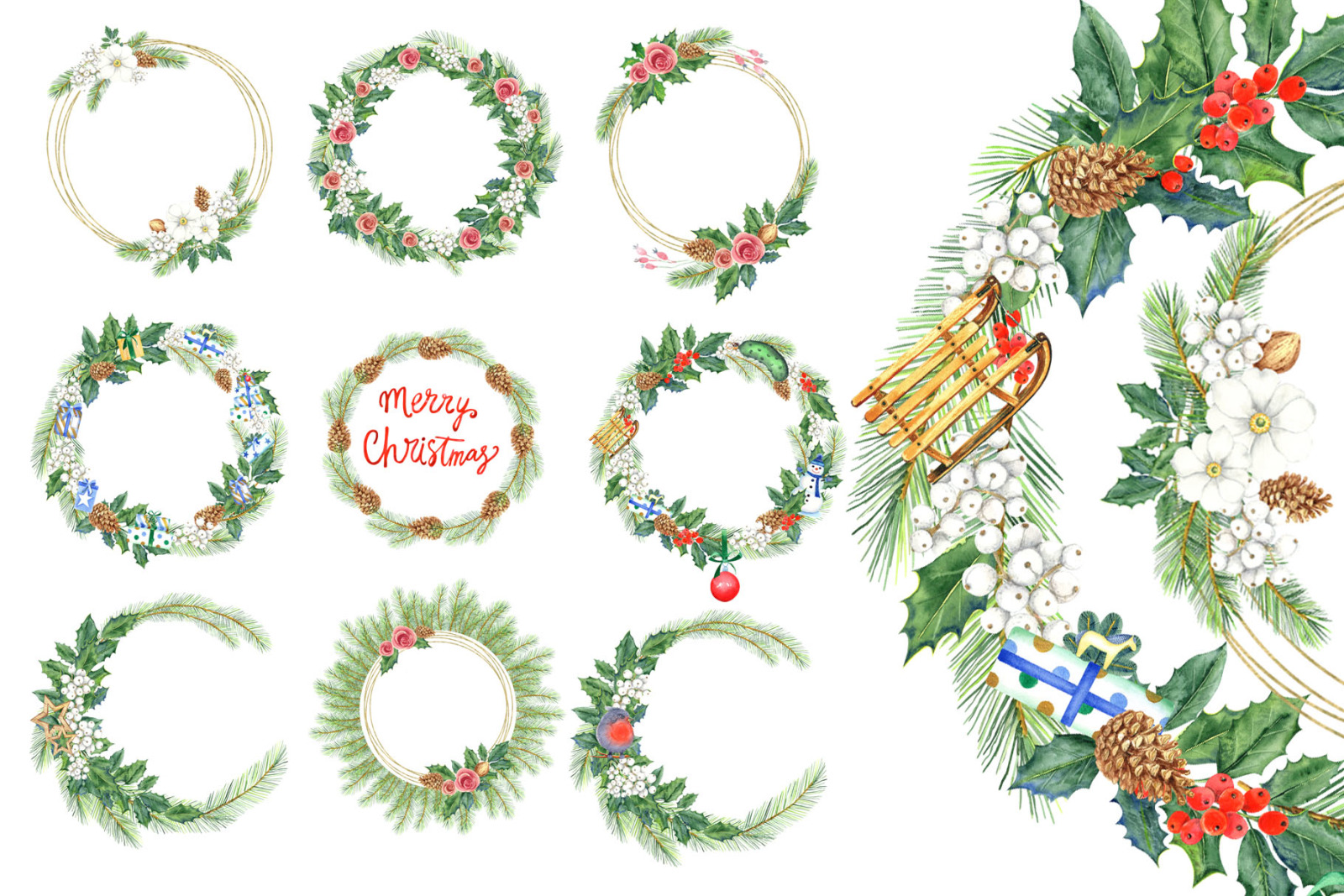 CHRISTMAS WREATHS