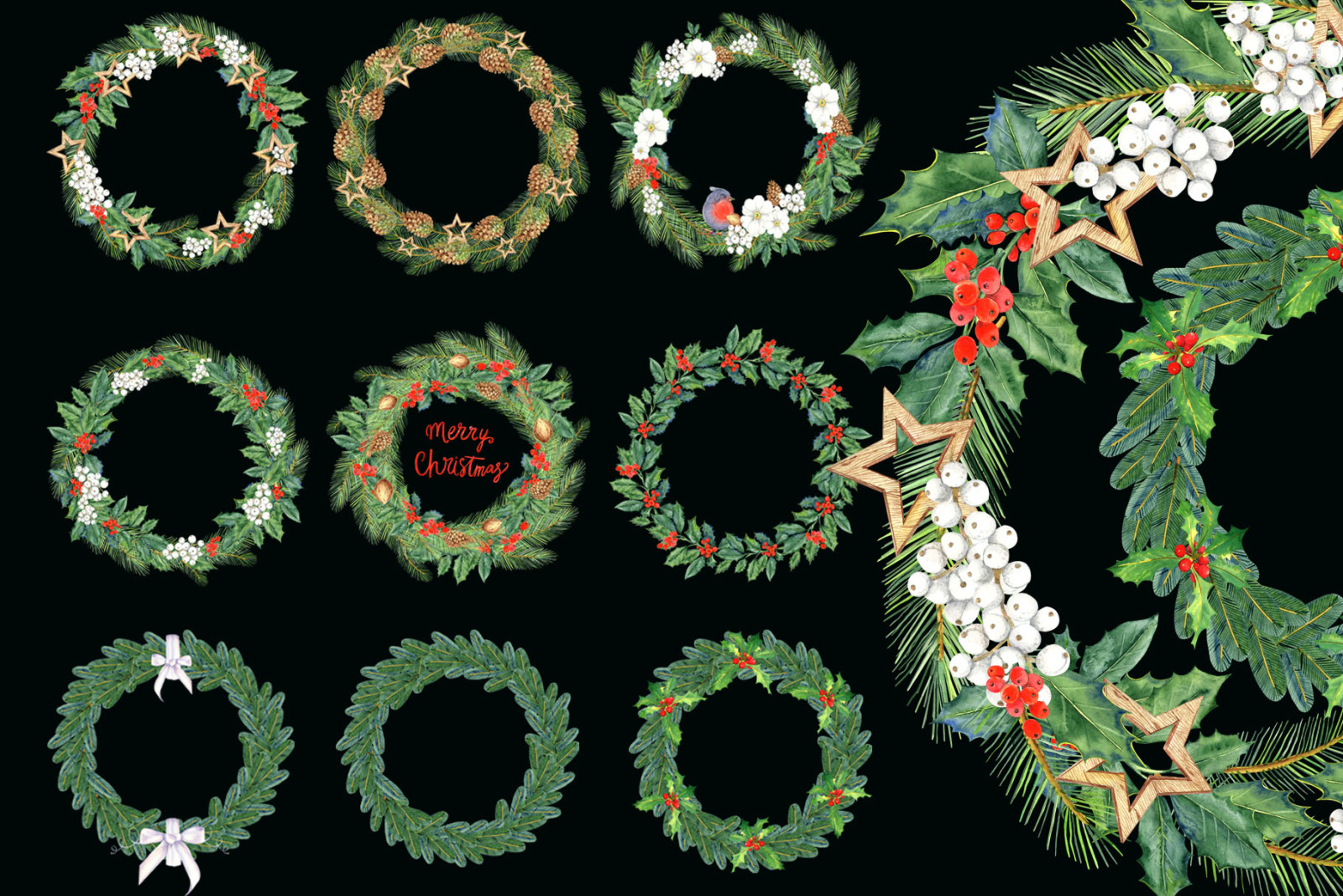 CHRISTMAS WREATHS