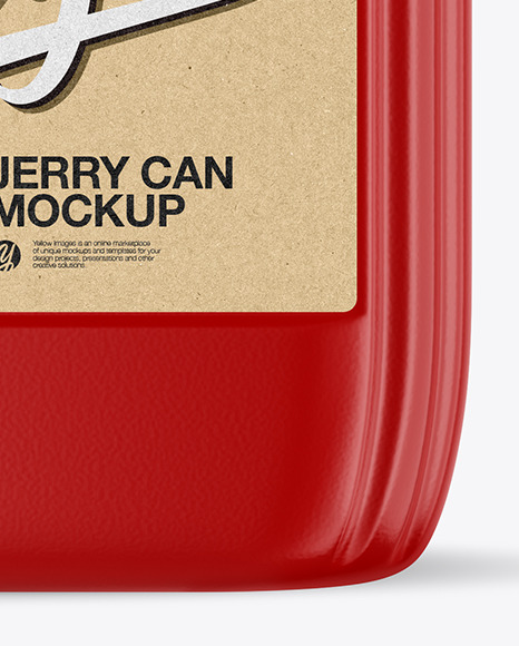 Plastic Jerry Can Mockup