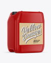 Plastic Jerry Can Mockup