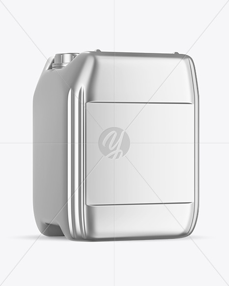 Metallic Jerry Can Mockup