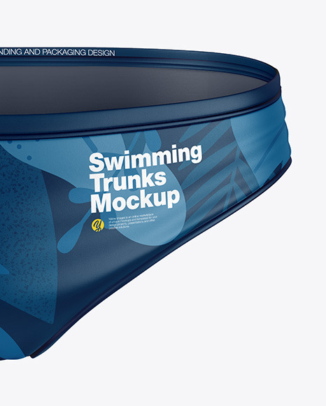 Matte Swimming Trunks Mockup