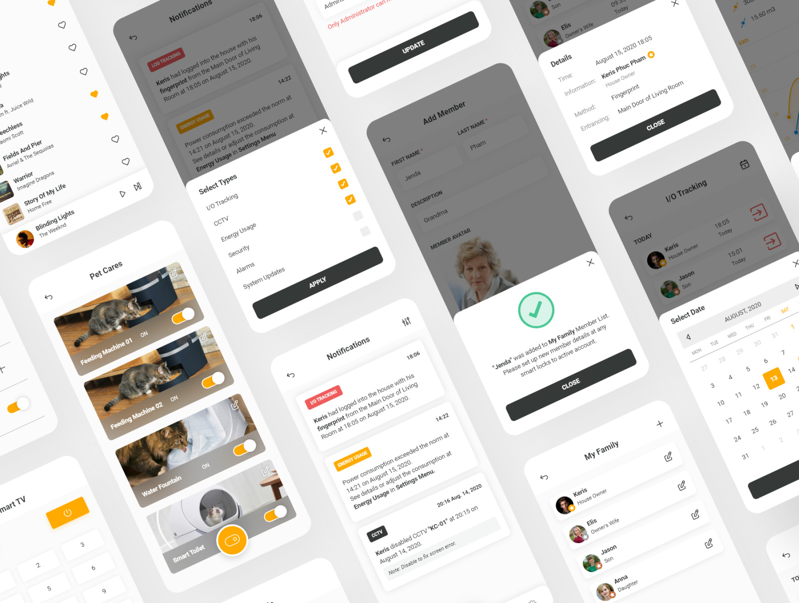 SSHome - Mobile App UI Kit SSHome - Mobile App UI Kit