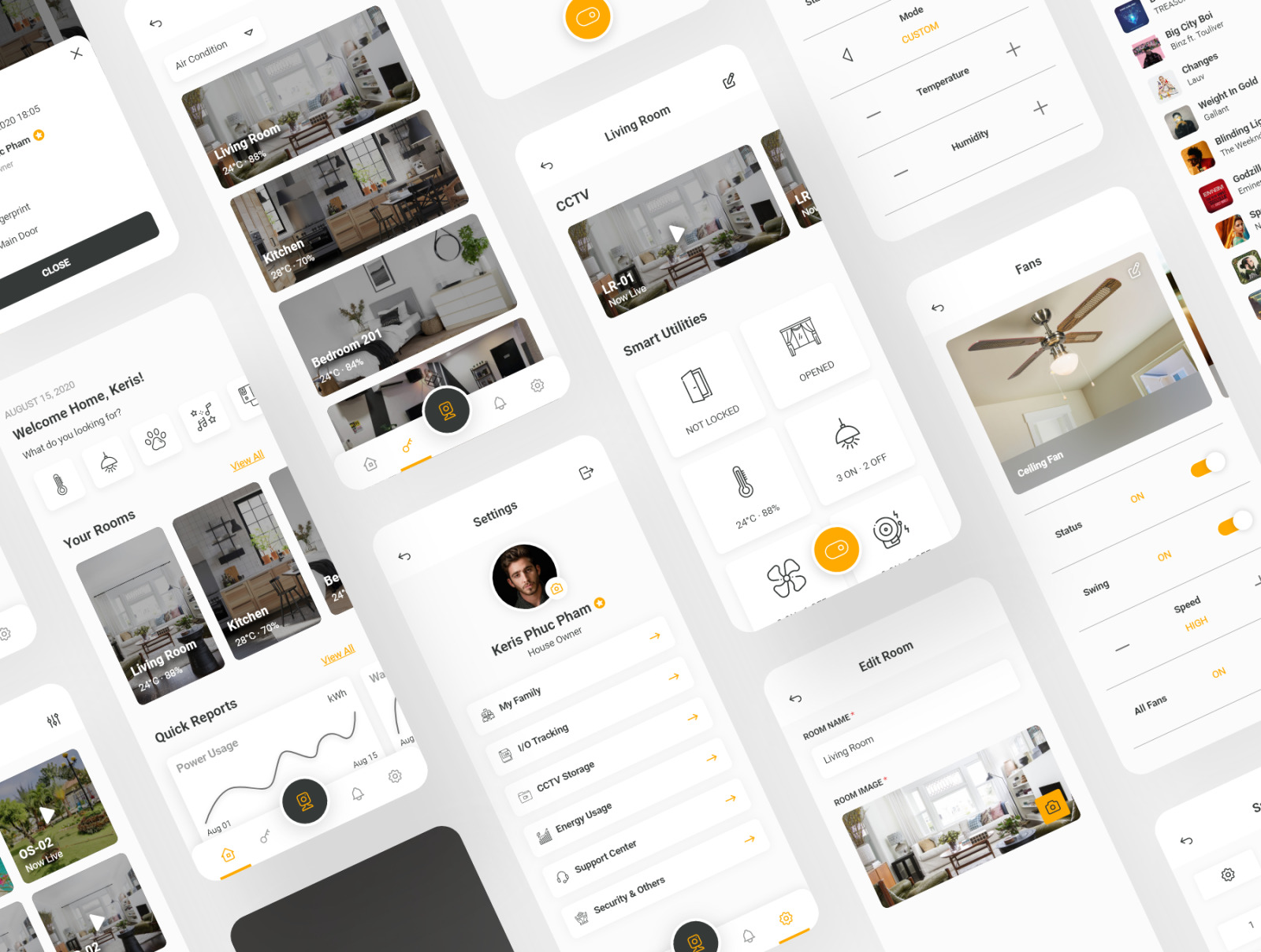 SSHome - Mobile App UI Kit SSHome - Mobile App UI Kit
