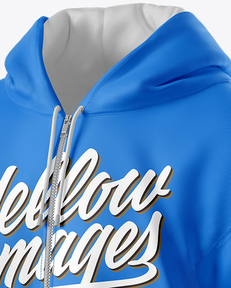 Hoodie Mockup - Half Side View