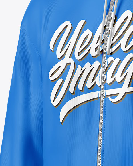 Hoodie Mockup - Half Side View