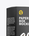 Glossy Dropper Bottle with Paper Box Mockup