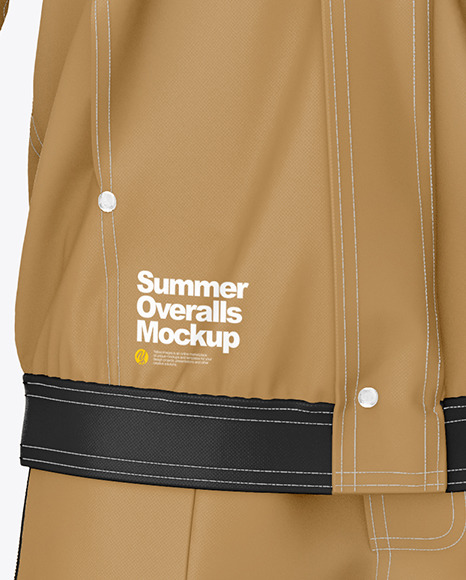 Summer Overalls Mockup – Front View