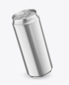 440ml Metallic Drink Can Mockup