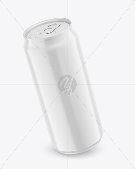 440ml Glossy Drink Can Mockup