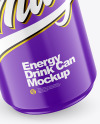 440ml Glossy Drink Can Mockup