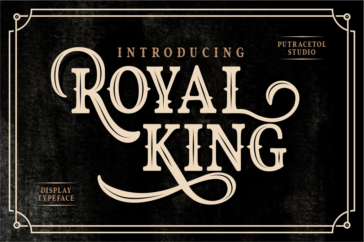 Royal King - Vintage Display Font