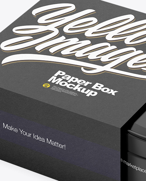 Cosmetic Cream Box Mockup