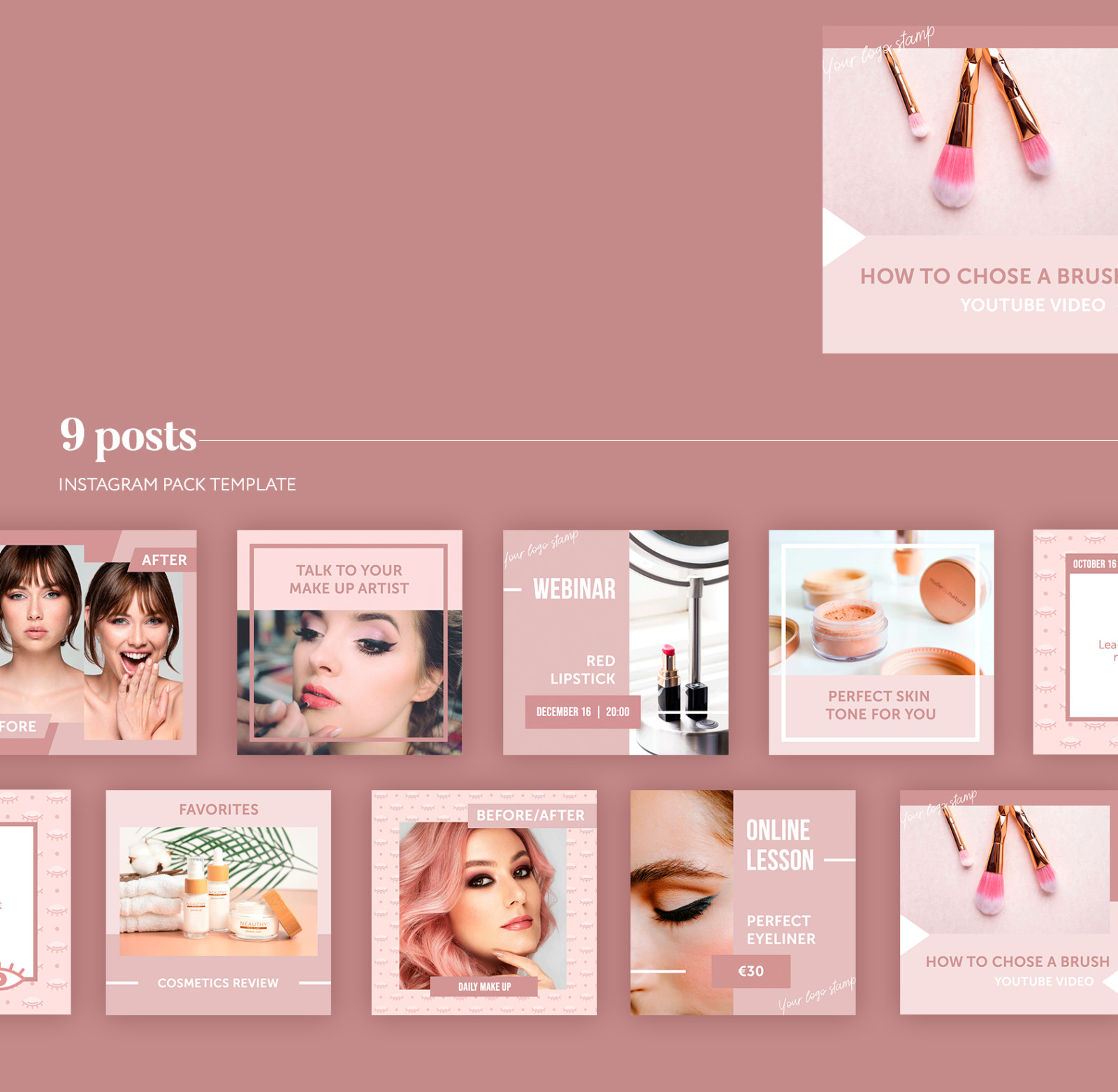 Dusty Pink Instagram Pack Dusty Pink Instagram Pack