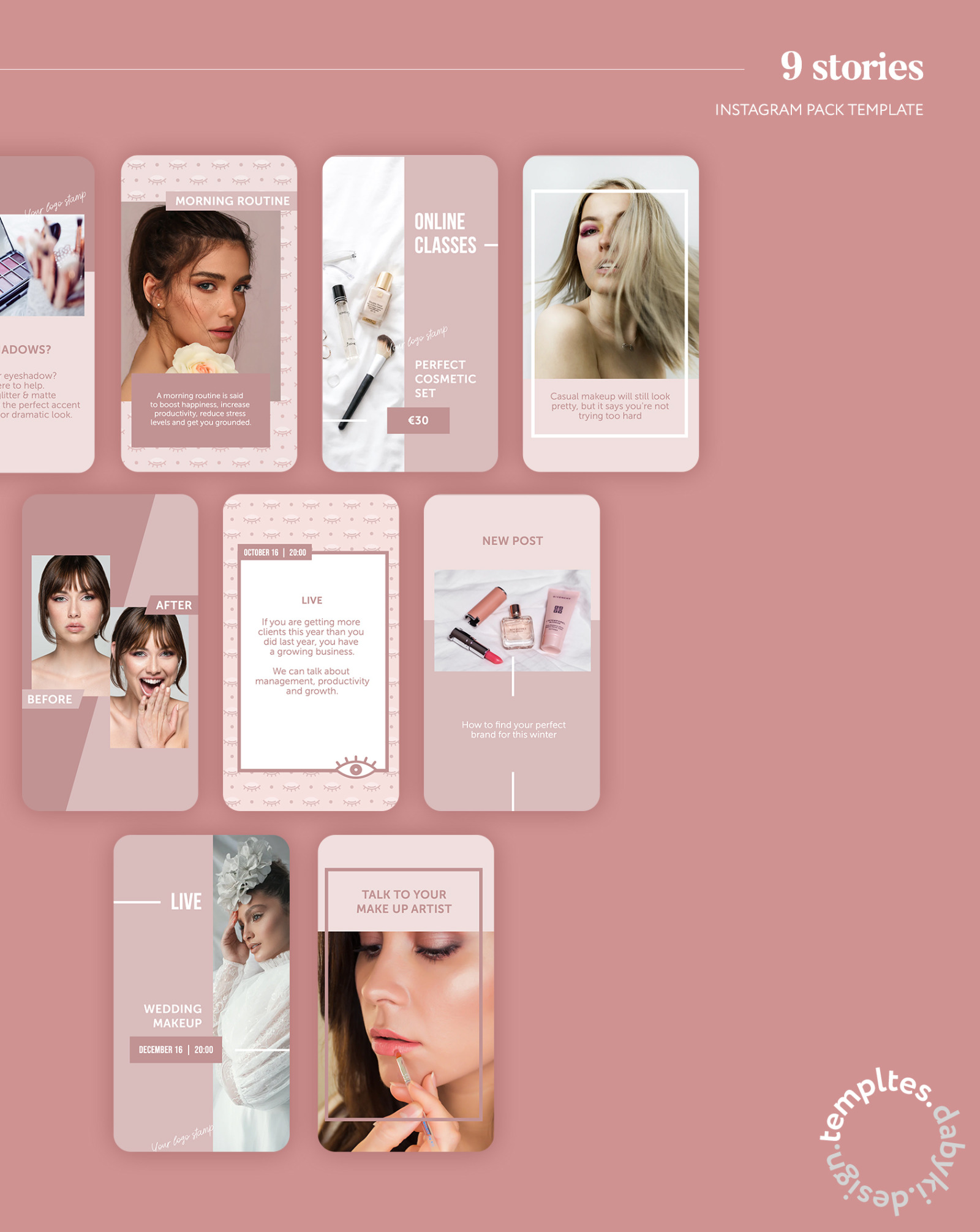 Dusty Pink Instagram Pack Dusty Pink Instagram Pack