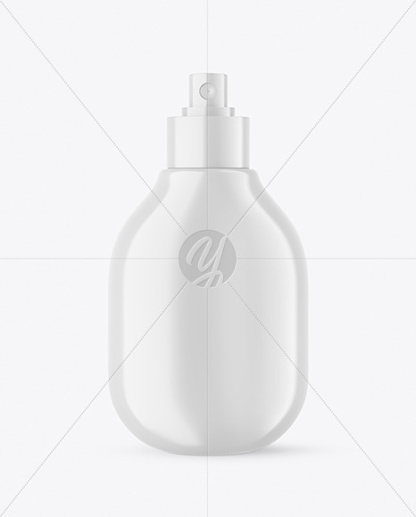 Glossy Spray Bottle Mockup