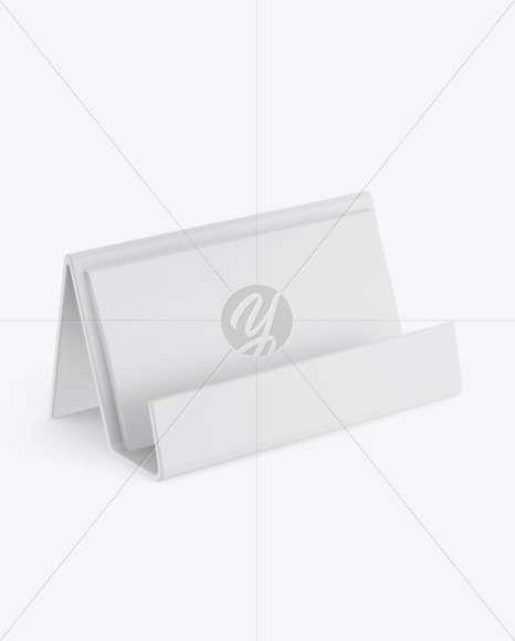 Business Cards with Matte Holder Mockup