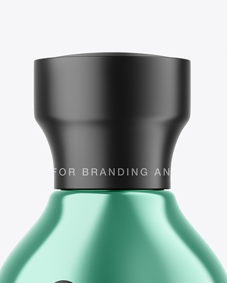 Metallic Spray Bottle Mockup