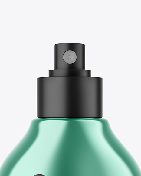 Metallic Spray Bottle Mockup