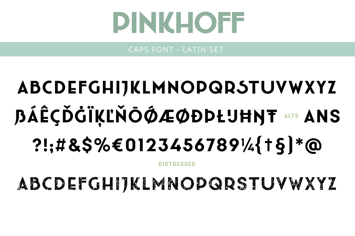 Pinkhoff Font