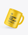 Matte Coffee Cup Mockup