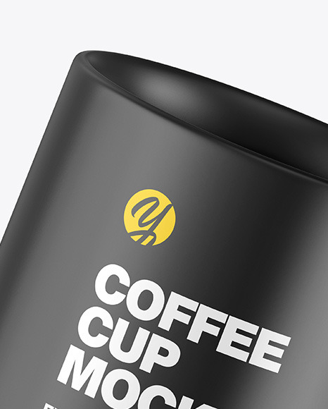 Matte Coffee Cup Mockup