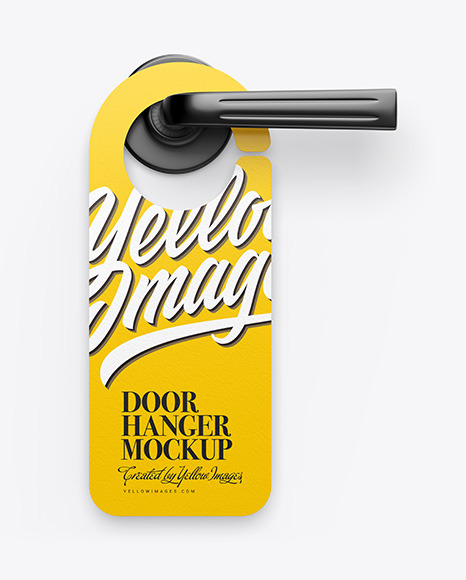 Door Hanger Mockup