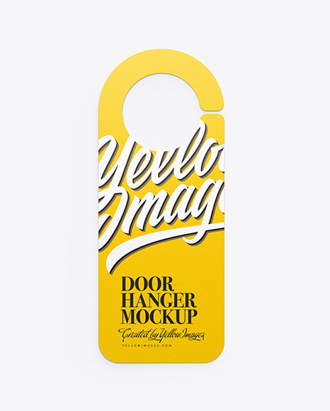 Door Hanger Mockup