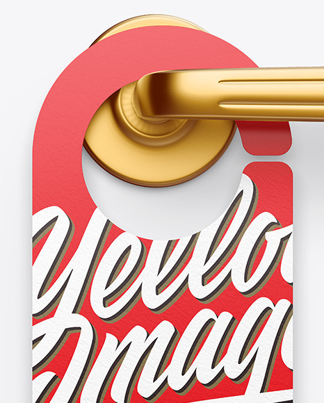 Door Hanger Mockup