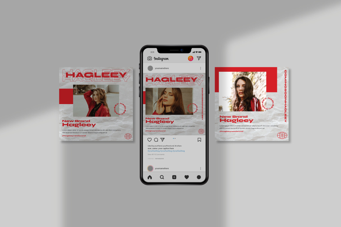 Hagleey Instagram Template