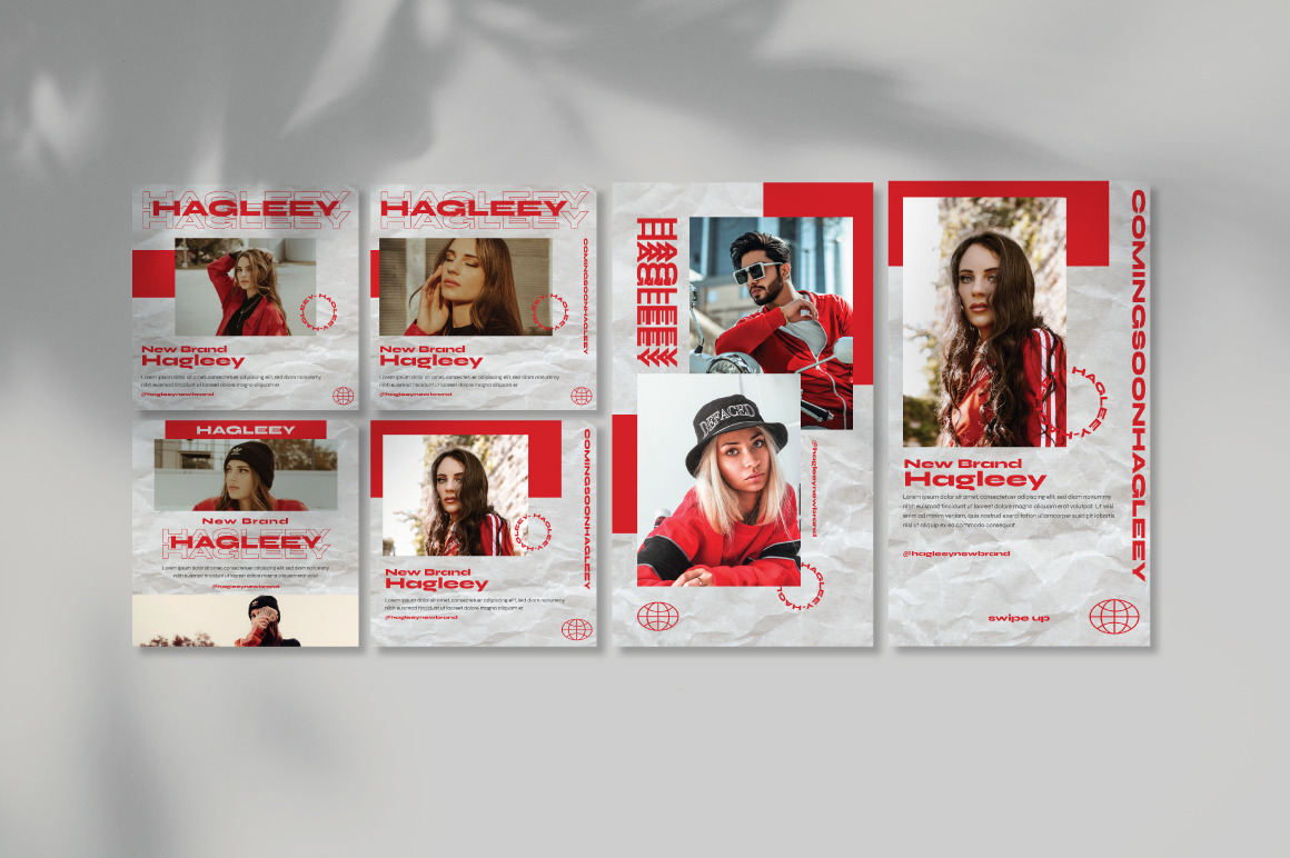 Hagleey Instagram Template