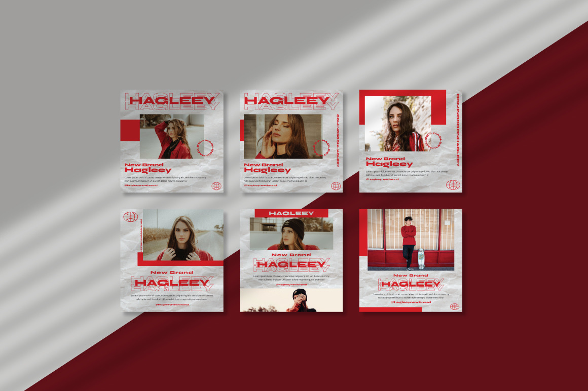 Hagleey Instagram Template