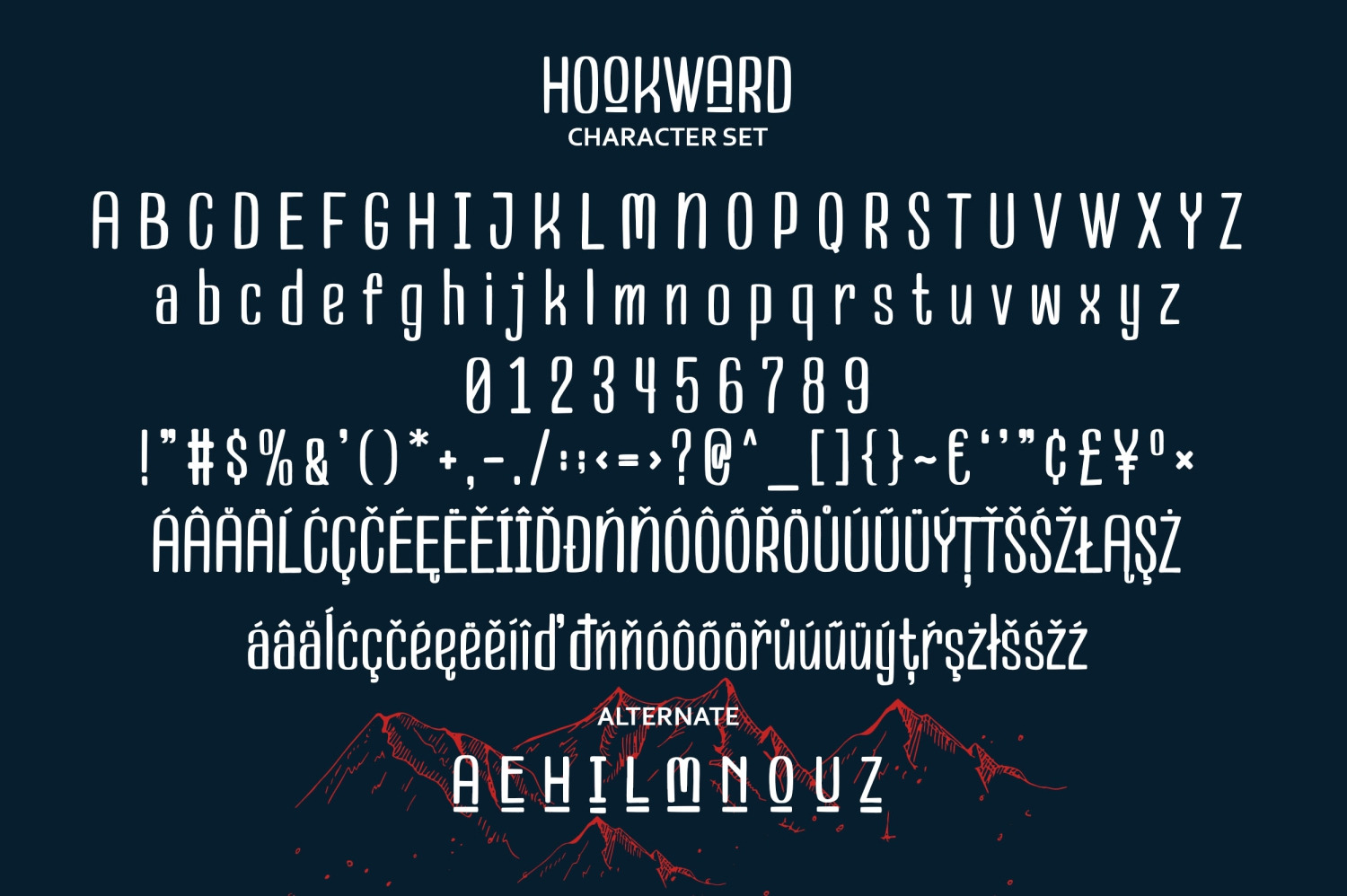 Hookward Font Hookward Font