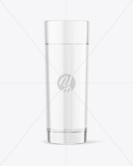 Glass with Water Mockup