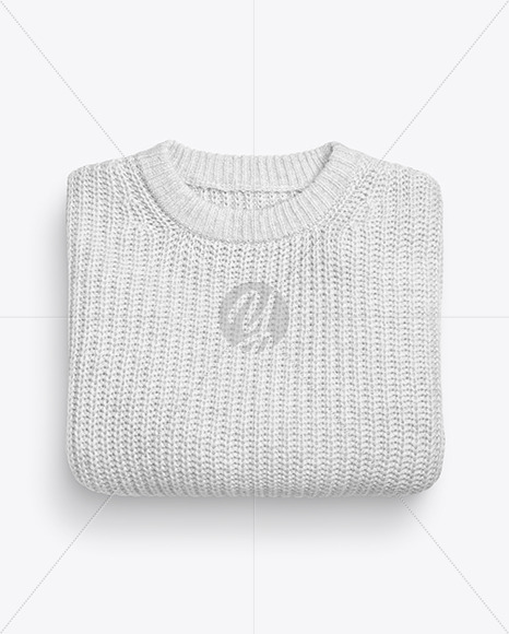 Folded Sweater Mockup