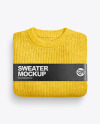 Folded Sweater Mockup